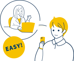 手続きは簡単